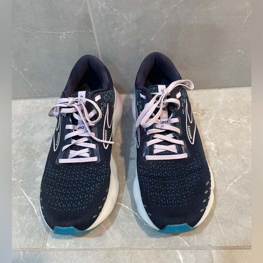 Brooks Glycerin 20 Women’s Running Shoes - Navy and Teal